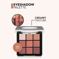 flormar Eyeshadow Palette - Палетка теней для век: палетка сеней до повек оттенок 003 Sunset, 9 g