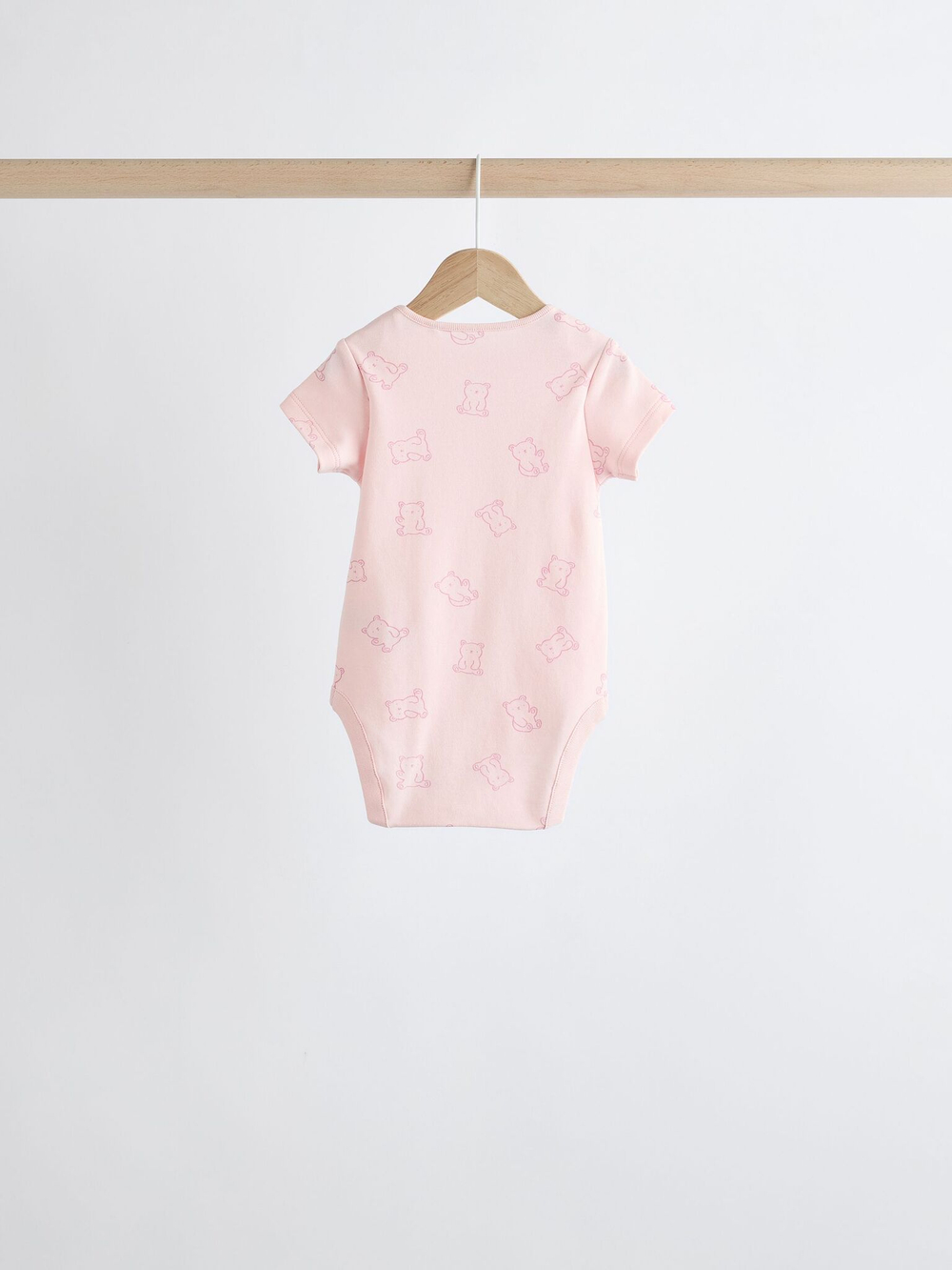 Боди с коротким рукавом для малышей Next N95-308, 5 шт., Молочный, Розовый
