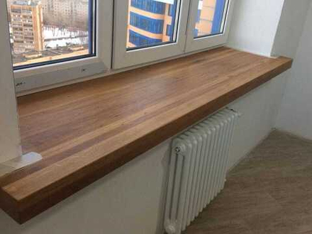 Подоконник из массива № 145