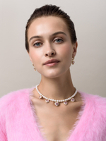 Серьги Heart Pink Dimonds