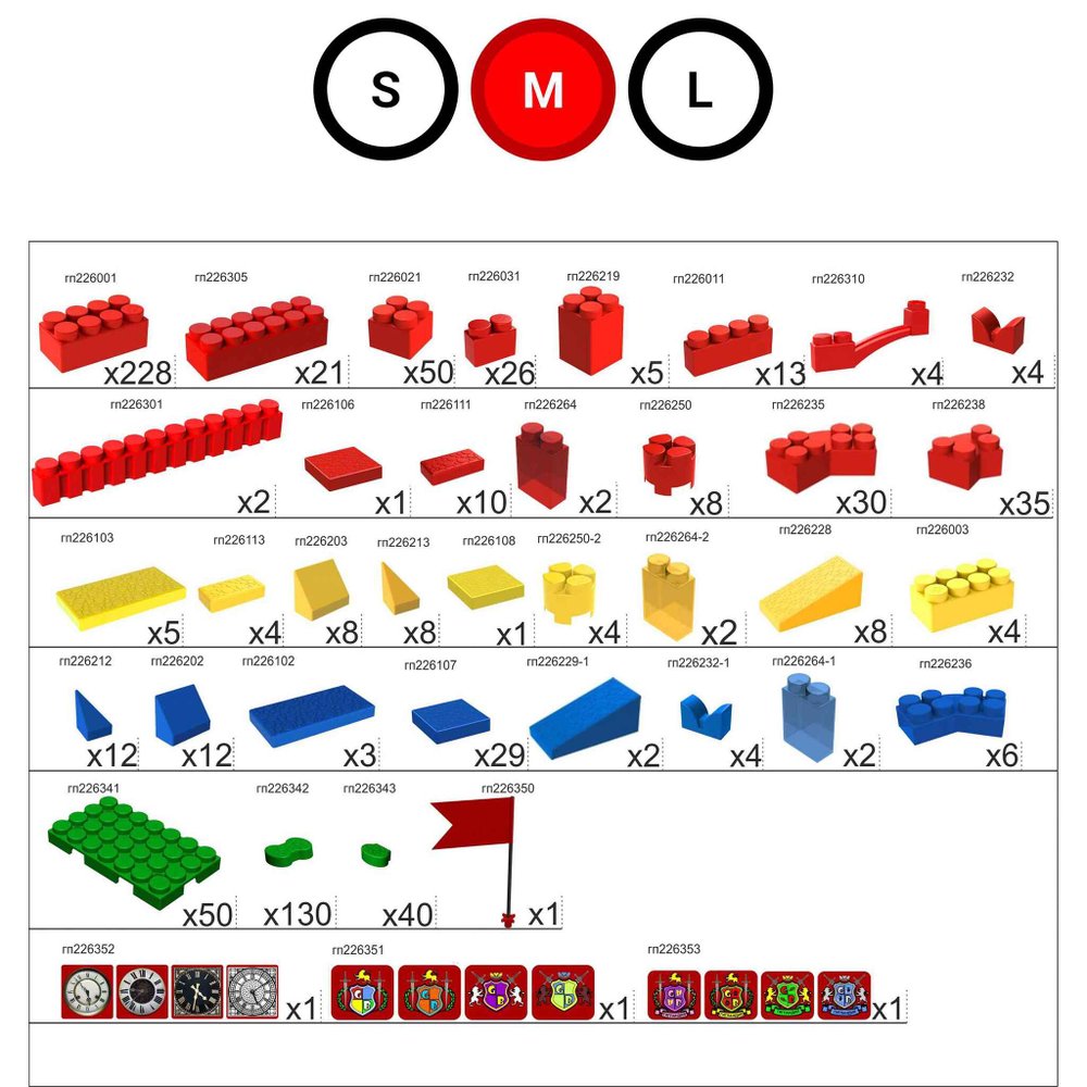 Набор 10": Замок на платформе