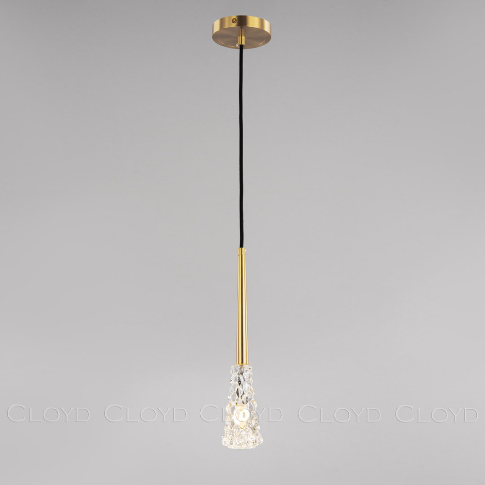 Подвесной светильник Cloyd ALEMAND-B P1 / латунь (арт.11093)