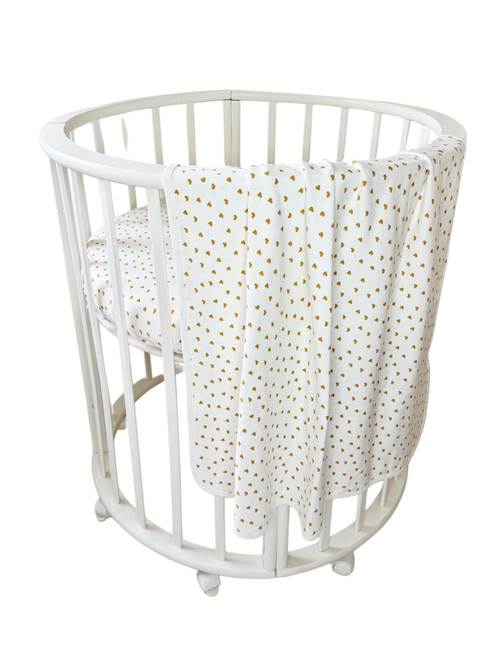 Плед Сердечки Wheat