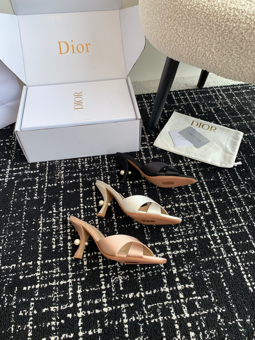 Christian Dior Tribales Heeled Slide (6 colors)