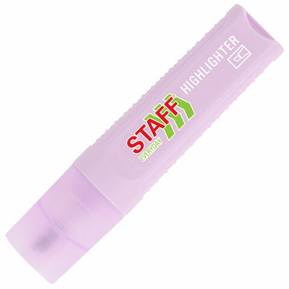 Набор текстовыделителей 12 ЦВЕТОВ, STAFF EVERYDAY HL-707, 6 неоновых цветов + 6 пастельных цветов, линия 1-5 мм, скошен. наконечник, 152552