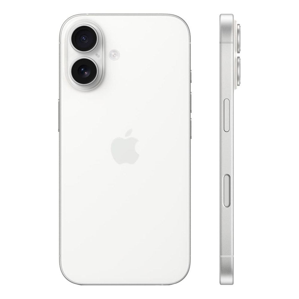 iPhone 16 128Gb eSIM+SIM White, белый