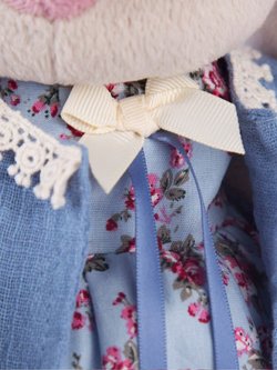 Мягкая игрушка Зайка Ми Голубой василек (25 см), в коробке