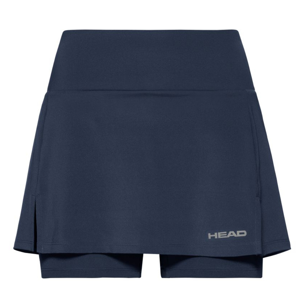 ОДЕЖДА ДЛЯ ТЕННИСА Девочки, Юбка HEAD CLUB BASIC SKORT   .