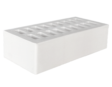 Кирпич 1НФ Белый Гладкий