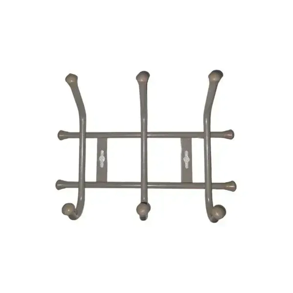 Вешалка настенная 3 крючка, 265, Бежевый металлик, ВНТ3/БЖ