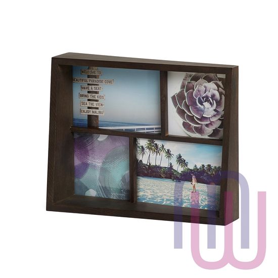 Мультирамка EDGE состаренный орех