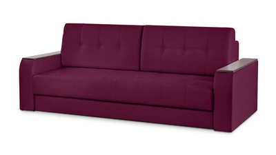 Диван Арго Лайт Vivaldi 35 230*94*80 см, Фиолетовый Велюр Еврокнижка Фиеста