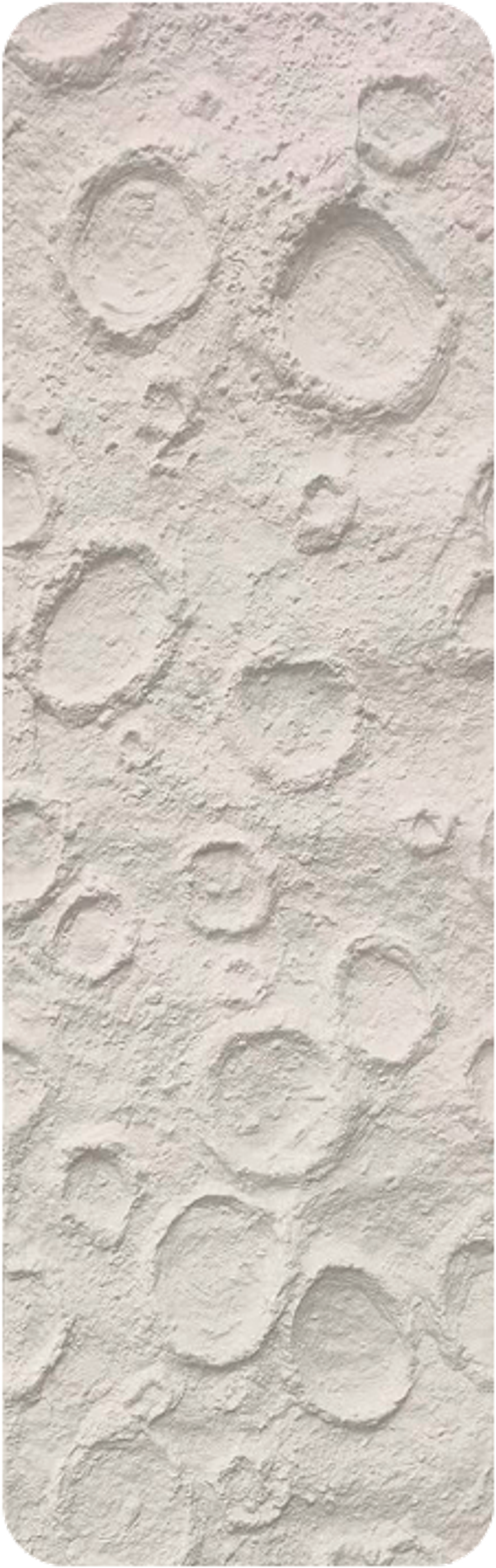 Полиуретановая панель, Луна Снежно Белый / PU MOIRE Stone panel 1- Snow White 600х2400 мм