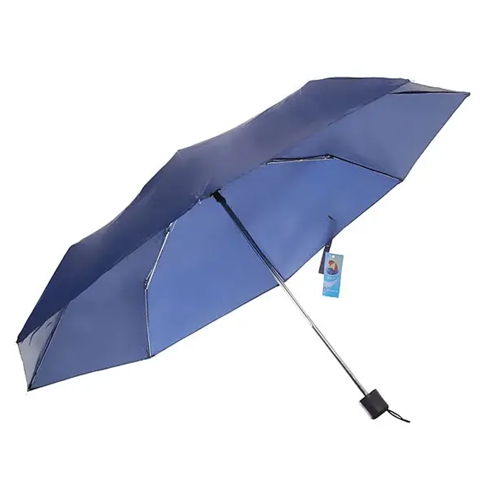 Зонт мужской механический «Ultramarine», цвет синий, 8 спиц, d-105см, длина в слож. виде 24см