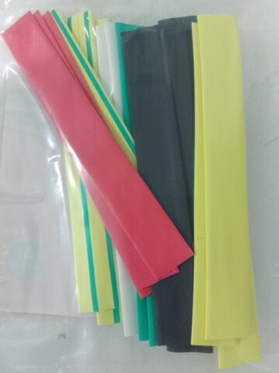 Трубка термоусаживаемая TDM ТУТнг 8/4 набор (7 цветов по 3 шт. 100мм)