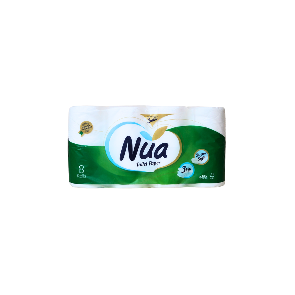Nua Туалетная бумага 8 рулонов