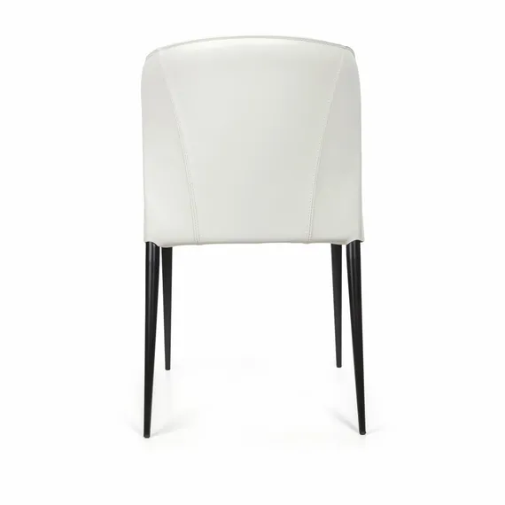 Стул Albert белая кожа