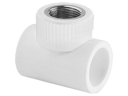 Тройник TEBO бел. PP-R комб. 32х1/2quot; НР (10/70), арт. 030040508