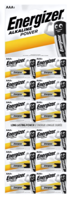 Элемент питания Energizer LR03 AAA BL12 отрывные (комплект 12 шт)