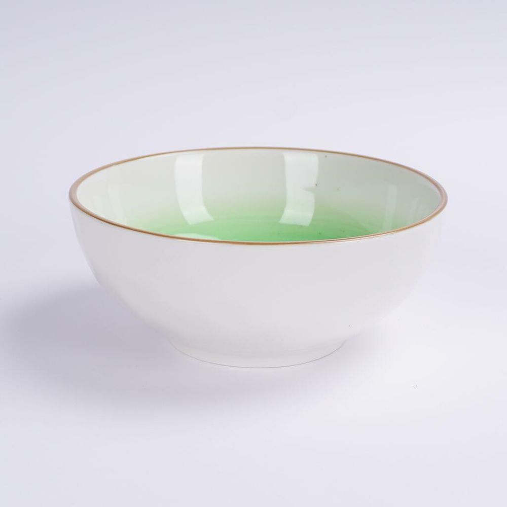 Салатник 510 мл d 15 см h6 см зеленый фарфор "The Sun Eco" P.L. Proff Cuisine [6]