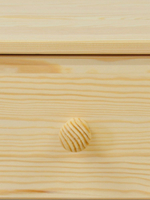 Тумба прикроватная, 52х30х40, для одежды и игрушек, Раст, с 2 ящиками, массив сосны, IKEA