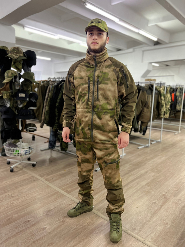 Тактический костюм Штурм softshell / мох