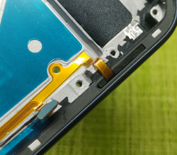 Infinix GT 30 Pro 5G（X6873) - рамка дисплея (корпус) + шлейфа + триггеры (ORIG-SP)