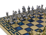 Шахматы с металлическими фигурами "Римляне" 275*275мм.