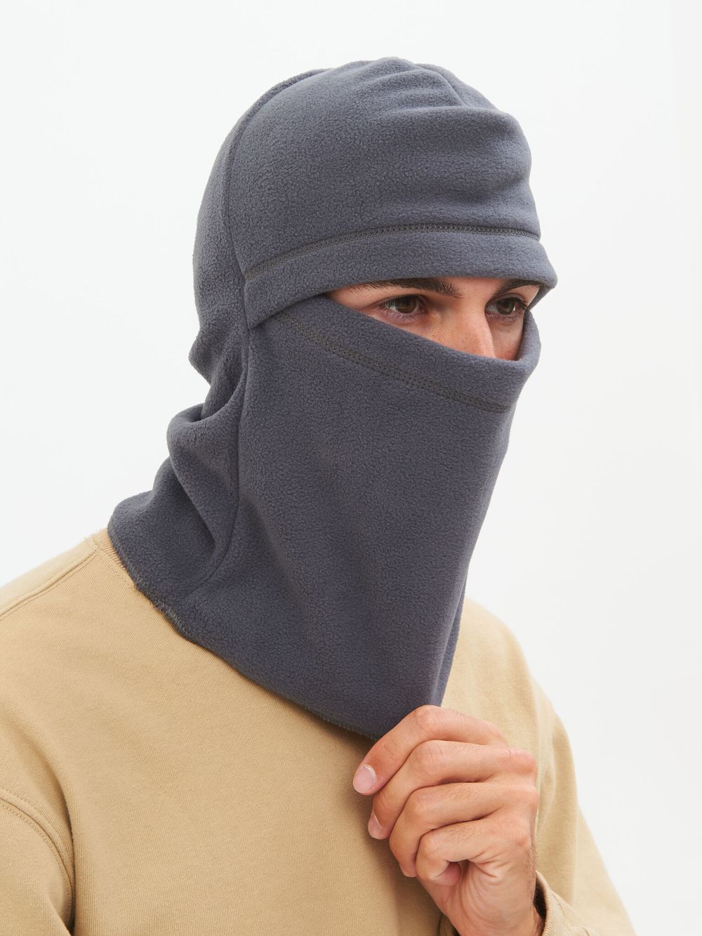 Балаклава Флис (180гр/м) цвет Серый