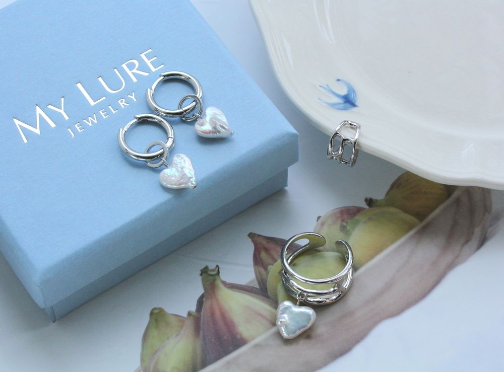 Комплект из 3х украшений Fluid