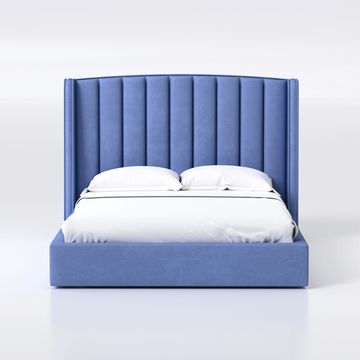 Кровать Lambro 180 с  ортопедическим основанием без ПМ - Velutto 48