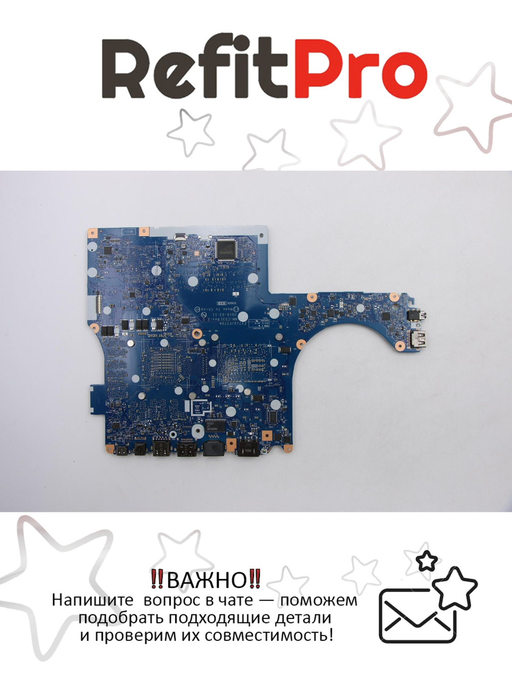 Материнская плата для ноутбука Legion Y540-17IRH 81Q4 NOK i5-9300H GTX1660Ti 6GB (5B20S42482), оригинал