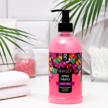 Жидкое крем-мыло Shalet защищающее "Бабл Гам", 500 мл 7336594