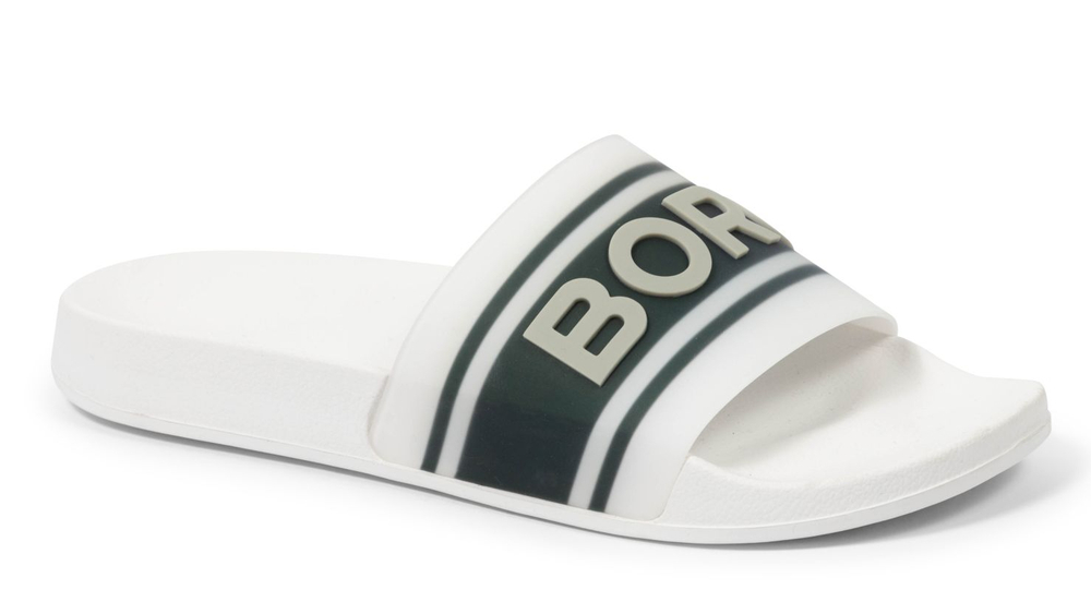 Сланцы Bj_rn Borg Knox MLD HRS Slippers - white/green