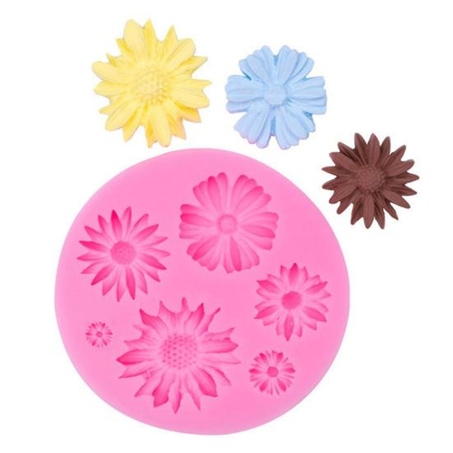 Силиконовый молд «Ромашки»