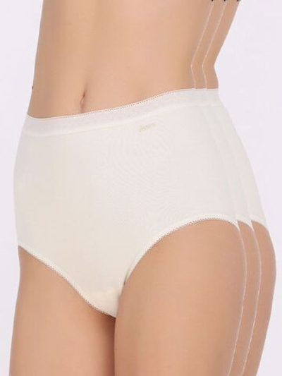 Набор из 3 высоких трусиков-слипов Esencial (Размер: L) (Цвет: кремовый)