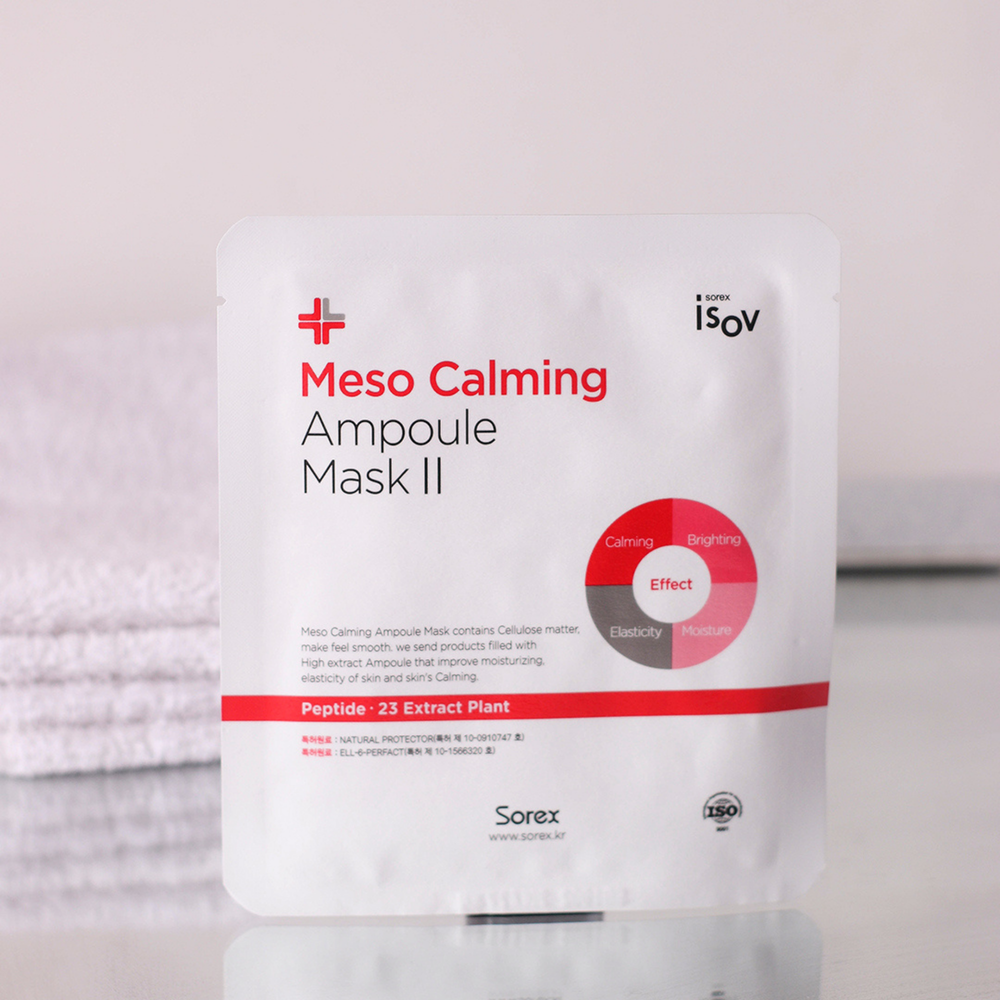 Успокаивающая тканевая маска для лица MESO CALMING AMPOULE MASK II