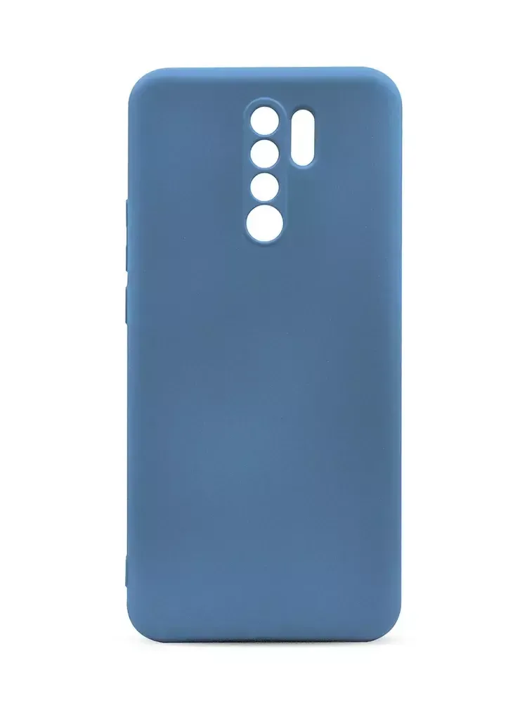 Накладка Xiaomi Redmi 9 силикон матовый Dark Blue Zibelino