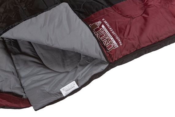 Спальный мешок INDI Traveller Extreme R-zip от -27 °C (одеяло с подголовником 195+35X85 см)