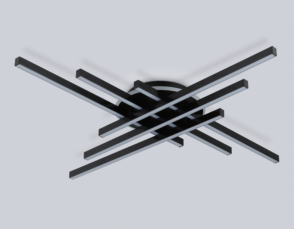 FL6286 BK черный 110W 3000K-6400K 950*950*90 (ПДУ ИК)