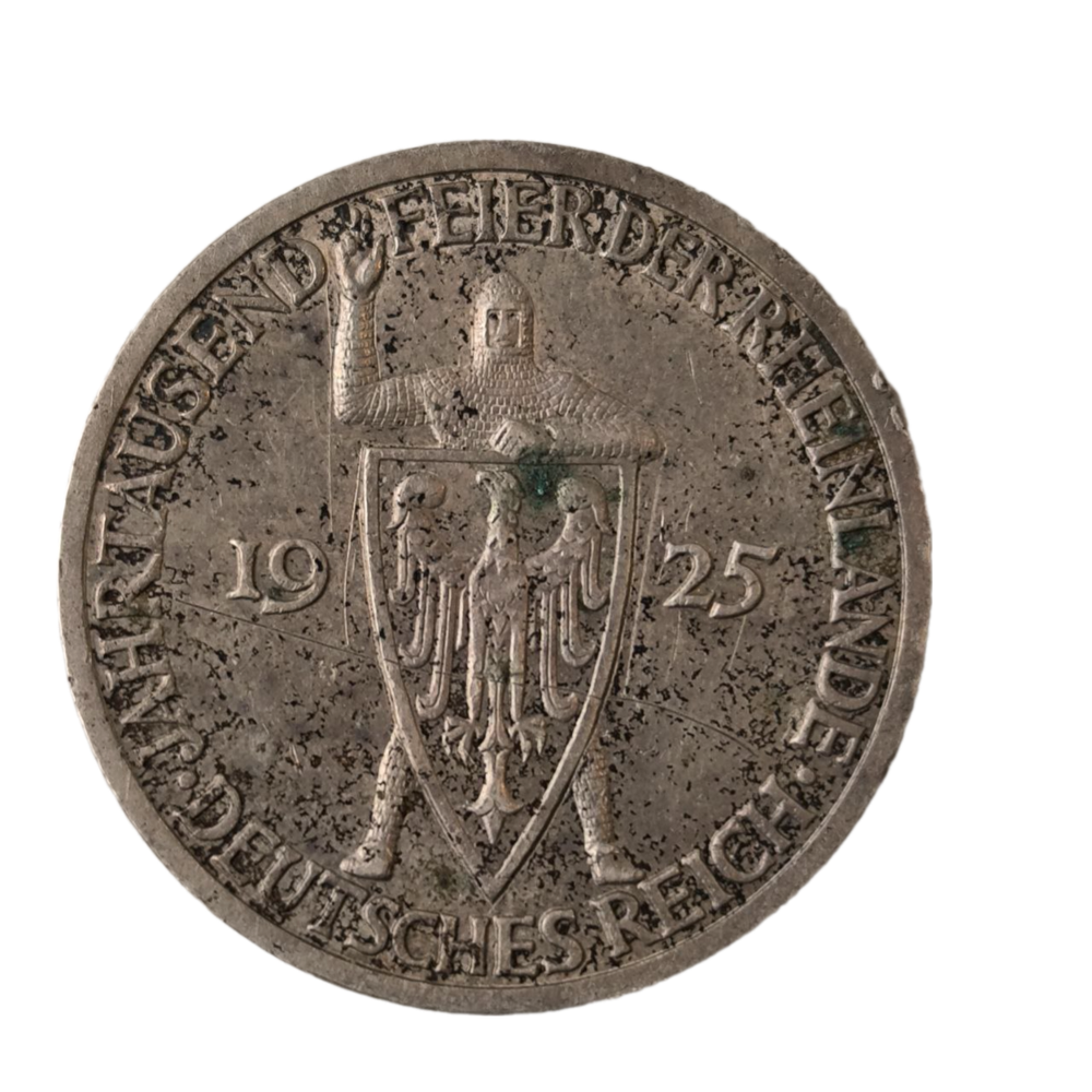 Монета 3 рейхсмарки Германия 1925 год