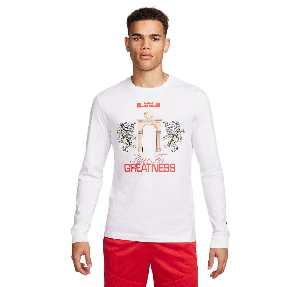 White lebron shirt hotsell