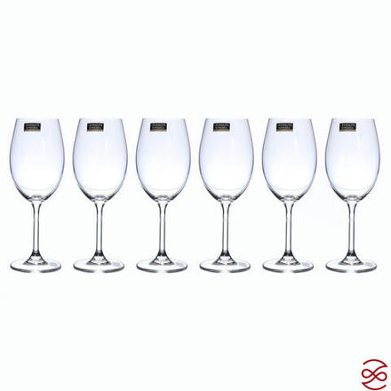 Набор бокалов для вина Crystalite Bohemia Sylvia/Klara 250 мл (6 шт)