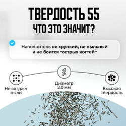 Наполнитель для кошачьего туалета смесь 5в1