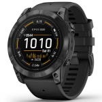 Смарт-часы Garmin Epix Pro Gen 2 Standard Edition 51мм Slate Gray, черный ремешек 010-02804-21