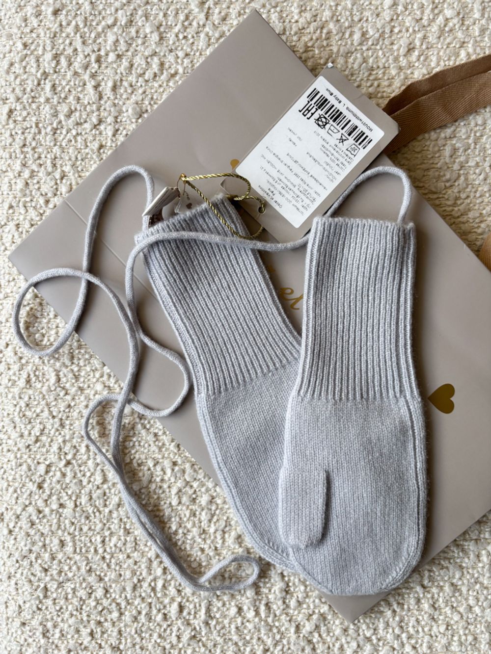 Новые кашемировые варежки Oscar et Valentine, 140