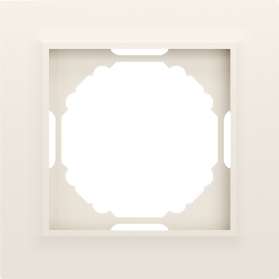 Рамка 1-я,  Wave матовый кремовый,  серия A07