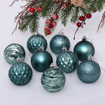 Набор шаров «Diamond shine» 6 см (9 предметов), бирюза