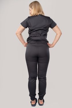 Костюм медицинский женский 386 ГРАФИТ