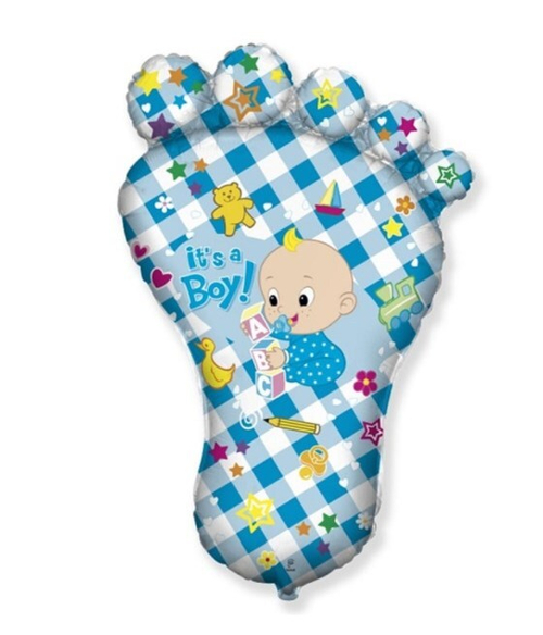 Шар фигура фольга 97 см Ножка малыша